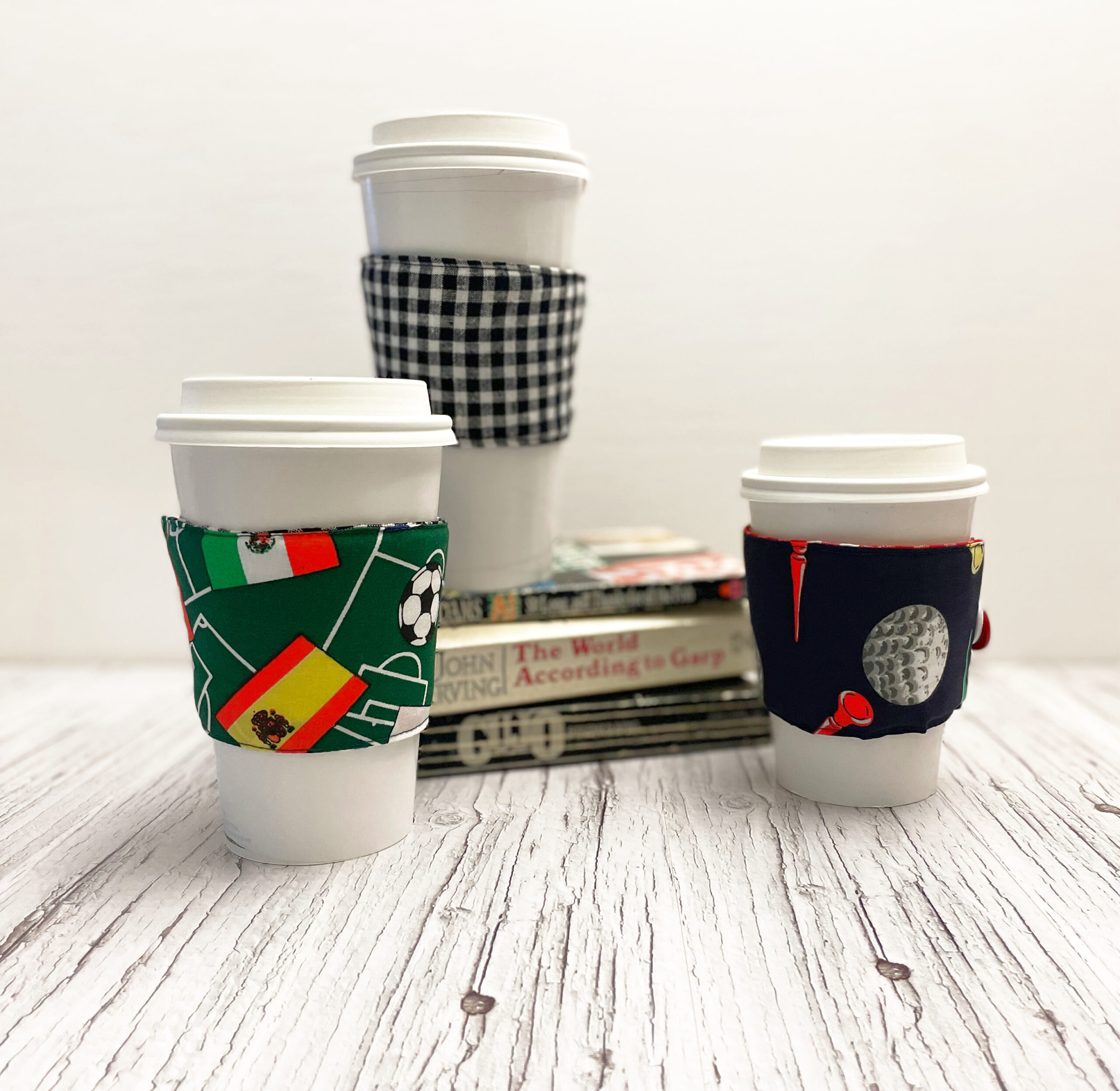 Reusable Beverage Sleeves - Sports Themed